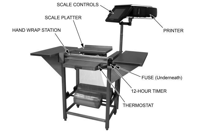 Installation, Operation, and Care of MODEL HWS-4-C HAND WRAP STATION SAVE THESE INSTRUCTIONS GENERAL The HWS-4-C is a wrapping station for use with PVC fi lms (not supplied by Hobart).