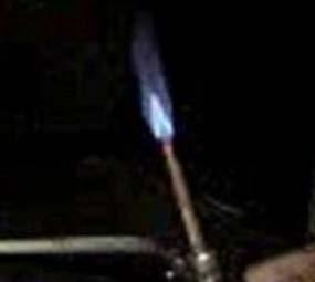 Flammability - 127 mm (5 inch) Flame (Par 17) Methane Based Flame (same as 500 W) Flame is applied to area most
