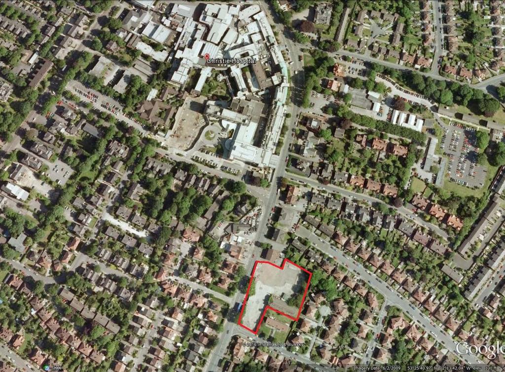 Evaluation Of Site Location Location Site address: Former Golden Lion PH, 579 Wilmslow Road, Didsbury, Manchester, M20 3QH.
