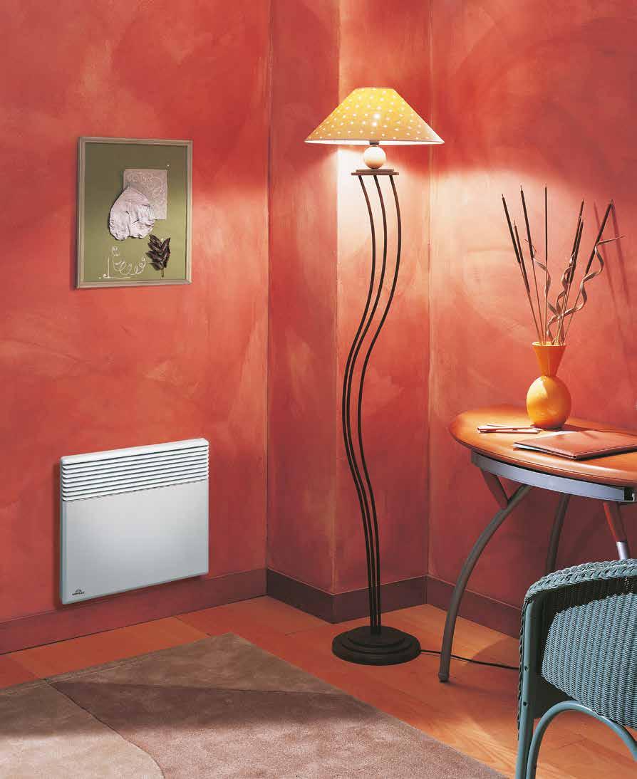 TACTIC with plug Convection panel heater CONVECTOR FROM 500 TO 2500W ELECTRONIC THERMOSTAT CHARACTERISTICS