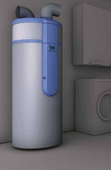 CYLIA AIR (300 L) Hot water heat pump 60 C SANS APPOINT Jusqu à 70% D ÉNERGIE GRATUITE CRÉDIT D IMPÔT 60 C hot water without additional resistance Cylia works down