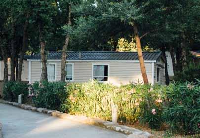 Mobil-Home cottage Life Built in 2000 For people with reduced mobility About 28m², 1 bedroom (1x140cm bed), 1 bedroom (1x80cm bed + 1 bunk 80cm bed over-access with a latter), bathroom with toilet.