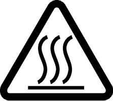SAFETY SYMBOLS The following symbols appear on the unitt. Hot Surface, Do Not Touch Do Not Cover High Voltage SAFETY RULES Make sure that you read, understand and comply with the following.