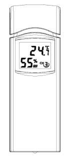 QTY Item Image 1 Thermo-hygrometer transmitter (WH32M) Dimensions (LxHxW): 4.80 x 1.57 x 0.
