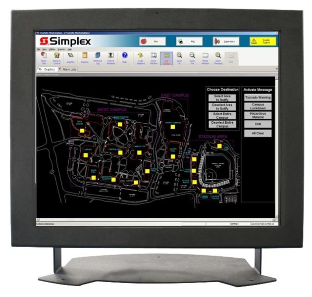 area protection (see page 4) High resolution (1280 x 1024), 19 (483 mm) touchscreen monitor Includes Windows 7 Professional 32-bit operating system Hinged mounting bracket allows convenient service