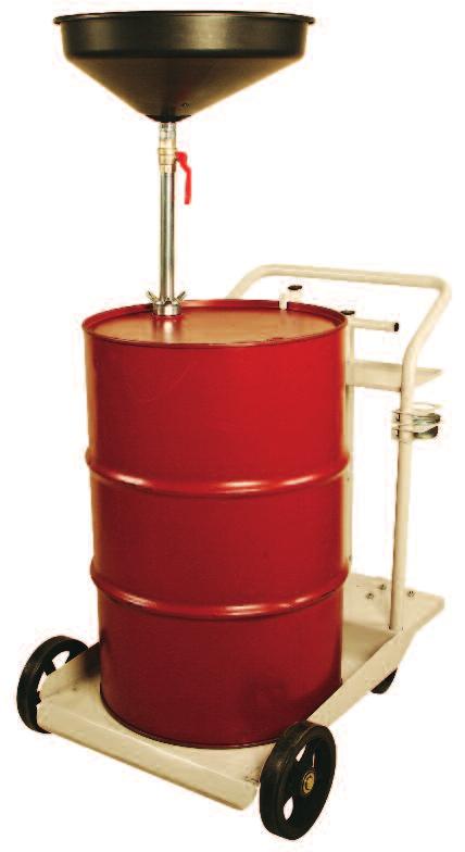 DRAINS P/N 950100 Economical Used Oil Drain Kit for 16-gallon drums (drum not included).
