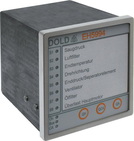 djustable operating modes: New- / First signal annunciator according to DIN 9 35, annunciator manual / auto settable Expandable from 8 to 88 fault signals Open or settable djustable on delay for