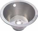 052 (D20144N) 432 x 190mm + Required 203.0000.295 (F2117) 32mm waste, plug, chain and overflow INSET WASHBASIN Fitted with 32mm waste. High polish finish to inside and outside of bowl. 203.0000.135 (BR300OU) 340mm 31 INSET HAND WASHBASIN Washbasin for insetting into worktop, manufactured from grade 1.