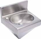 STAINLESS STEEL WASHBASINS AND WASHTROUGHS HEAVY DUTY AND DISABLED WASHBASINS GUARDIAN HEAVY DUTY WASHBASIN Washbasin is manufactured from 1.2mm thick grade 1.