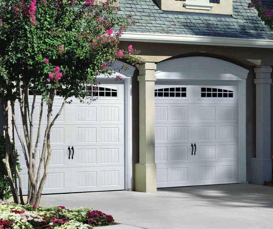 So many options to get a door uniquely yours Garage door windows serve a dual purpose.