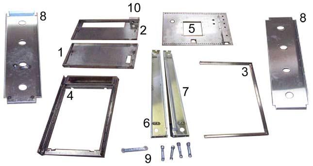 2 The total assembly is broken down into 7 subassemblies: Main Frame Assembly Oven Cavity Assembly Control Panel Assembly Motor/Transformer Assembly Inside Oven Cavity Assembly Door Assembly Outer