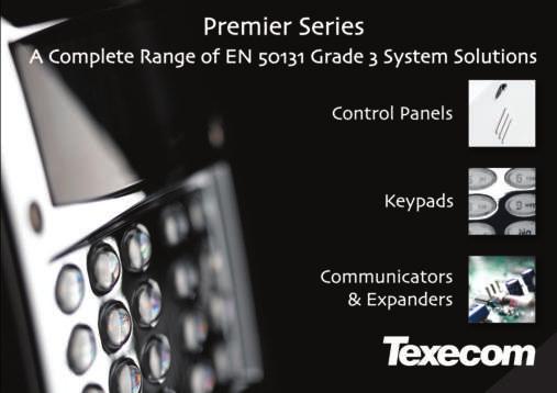 540 DIGITAL COMMUNICATORS (continued) TEXECOM (2 Year Warranty) 3 049-0166 Premier Com300 is a plug-on multi-protocol 8 channel digital communicator / 300 baud modem, for use with the Premier Series