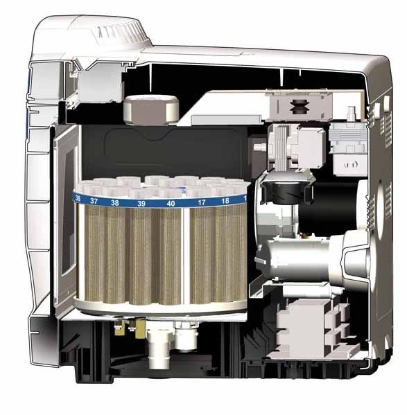 high throughput vessel sets LARGE MULTI-LAYERED TEFLON -COATED CAVITY RUGGED, HIGH-GRADE 316 SOLID-STEEL CAVITY HIGH-CAPACITY EXHAUST UP TO 40-VESSEL CAPACITY HEAVY-DUTY, SPRING- MOUNTED, PRESSURE