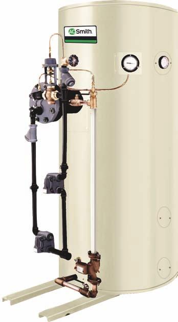 Designed for utilizing steam or high temperature boiler water as an energy source These skid-mounted water heater systems are completely assembled and packaged for use.