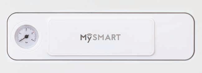 TEChnology and control High performance through user-friendly controls The MySMART control panel, located under a hinged flap, is simple and user-friendly.