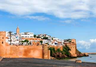Tangier 1 North Atlantic Ocean Rabat 3 Casablanca Chechaouen 2 Fez Algeria Morocco 4 Marrakesh and there are scenic views over the river and ocean.