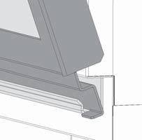 Owner s Information OWNER S INFORMATION 2. Push the top of the window frame against the fi rebox. Bottom support railing 2 Window frame!