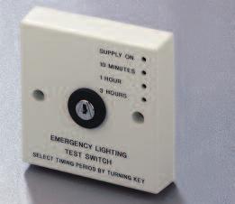 EMERGENCY LIGHTING TEST SWITCHES Emergency lighting test switches provide a cost effective solution to the testing of emergency luminaires.