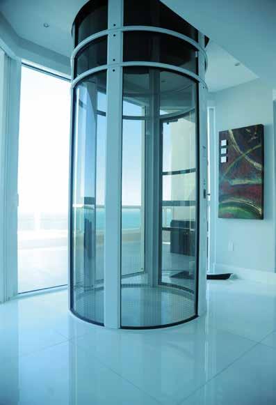 They are the only elevators that are installed directly on the existing floor and do not require a machine room, shaft, or pit, making it a clean, quick and easy