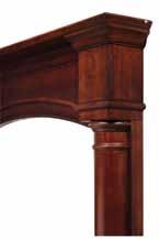Pearl does not treat the mantel as trim or molding but as a beautiful piece of furniture. It represents roots, heritage and tradition.