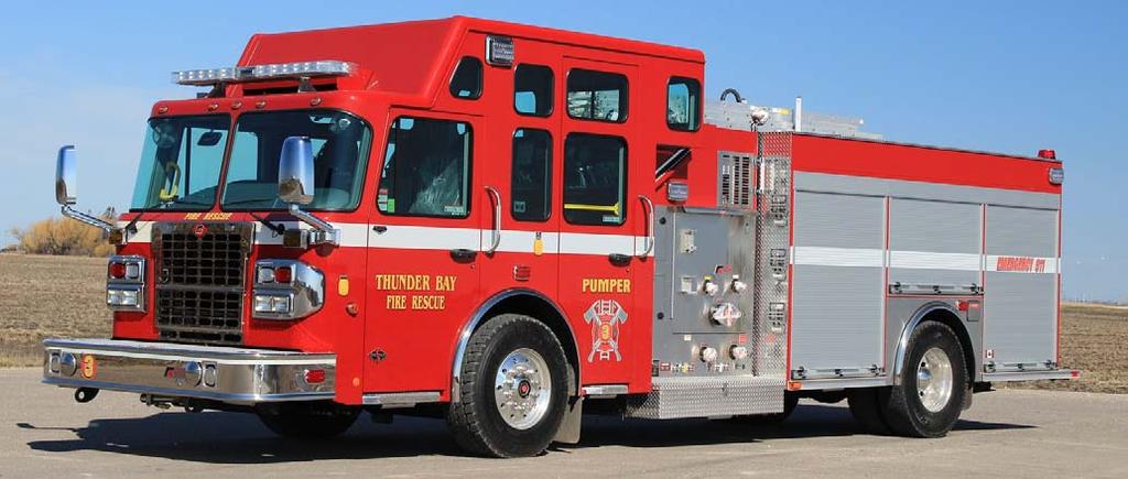 Thunder Bay, ON, Pump 3 is now running a 2017 Spartan Metro Star/Fort Garry rig with a