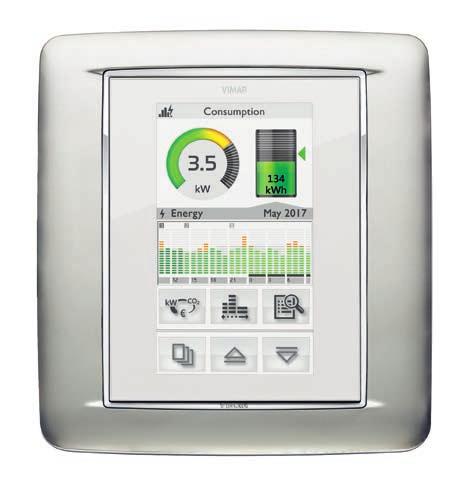 HOME AUTOMATION ENERGY EFFICIENCY 6 7 With By-me no energy is wasted: the control is constant, the power distribution is intelligent and the savings are significant.