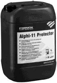 18/03/16 Anti-freeze Protector Alphi-11 B23-5 Renders water non-corrosive to steel, cast iron, copper, brass, and aluminum Combined anti-freeze and protector Prevents lime scale build-up Compatible