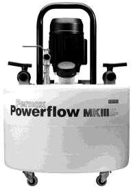 02/03/18 B23-6 Powerflow Flushing Machine MKIV Powerflush central heating system to remove corrosion debris, sludge, and scale De-scale boilers Overcome boiler noise and circulation problems Clean a