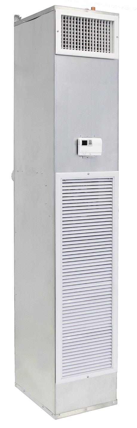 WFx Inteli-line Vertical Stack Fan Coil Unit Valve Series with Fixed Chassis Whalen Inteli-line Vertical Stack Fan Coil units are designed to be stacked in vertical risers for heating and/or cooling