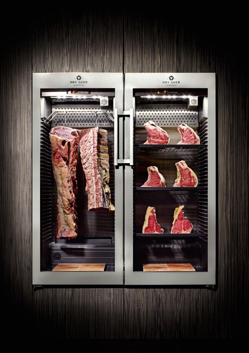 08 The product The perfect partner for Dry-Aging The DRY AGER Meat Maturing Fridge - for use by restaurants, artisan meat suppliers and the enthusiastic home "foodie" Our ambition was to develop and
