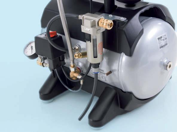 The easily retrofitted automatic condensate drain has three advantages. Firstly you gain time.