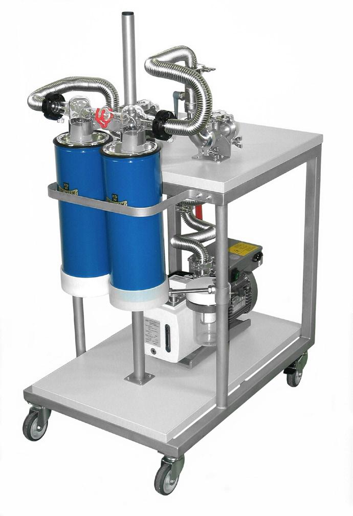 5 Oil-Sealed Rotary Vane Pumps Chemvac RVP-Trolley 6 Z-101 109030 12 Z-301 109031 23 Z-301 109032 RVP-Trolley The mobile laboratory rotary vane pump system has been specifically designed for use in