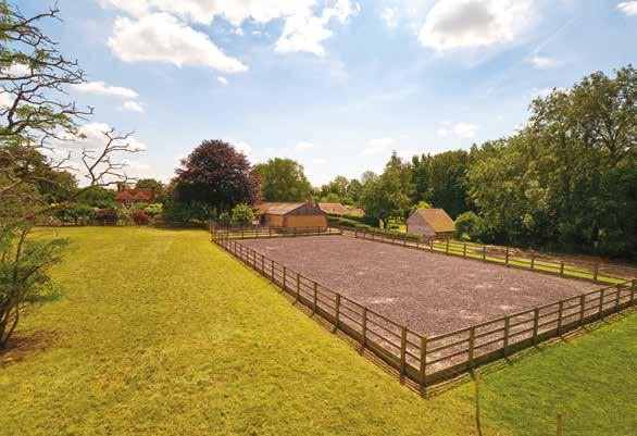To the rear of both barns is access to the 20m x 40m manège which is a sand and rubber topped surface. Gates then lead to the interlinking paddocks which offer excellent grazing.
