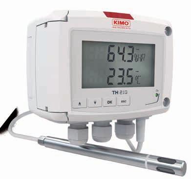 require measuring instruments that measure up to two parameters including combinations of humidity, temperature, CO 2, differential