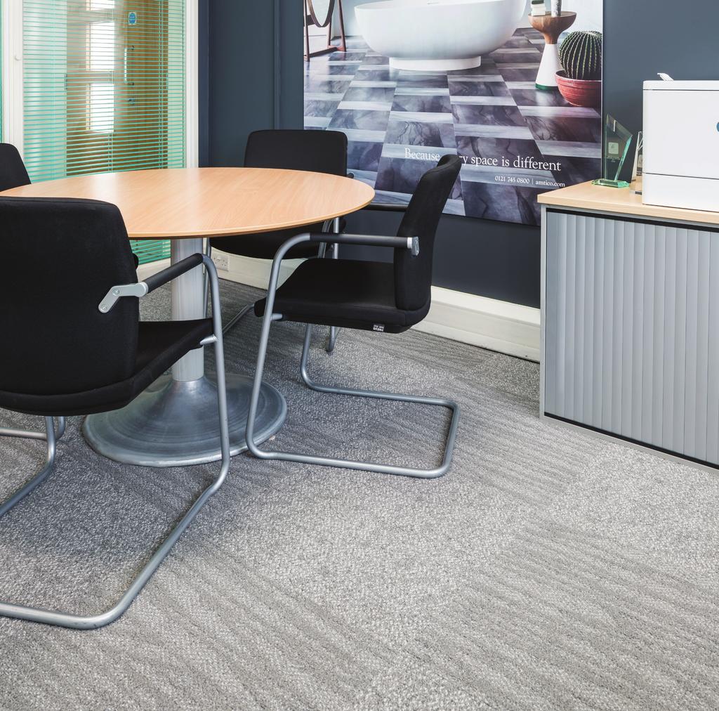 Amtico UK & European Sales Office Amtico Carpet comprises 11 individual collections, 22 designs and 106 colourways in 2 easy to install modular sizes.