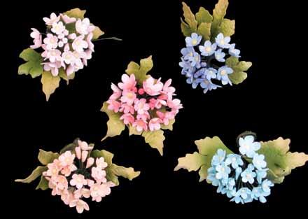 Floral Sprays / Brides & Grooms Masterpiece Blooms NEW 390423 FORGET-ME-NOT