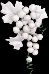 SMALL GRAPE CLUSTERS - IVORY