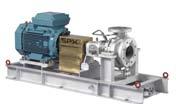 Monobloc pumps Vortex-type pumps CombiPro heavy duty process pump according to API610, API682 and API685 350 m 3 /h (1540 GPM) 160 m (525 ft) 35 bar (508 psi) 350 C (662 F) carbon steel, 13%