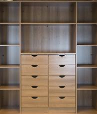 Drawers come in any width from 300mm wide and any number of drawers up to
