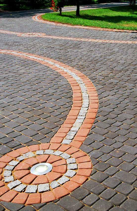 INTERLOCKING PAVERS Their aesthetic beauty, variety of colors, wear resistance and easy