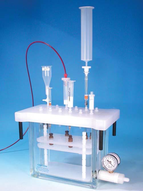 vacuum manifolds for simultaneous preparation of up to 12, 16 or 24 samples If several samples are to be treated simultaneously, we recommend our vacuum manifolds.