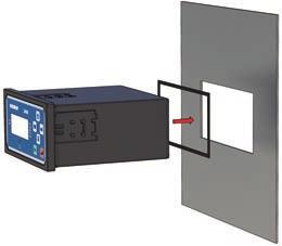 designed for direct mounting in a control room panel.