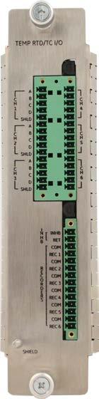 Figure 2: Rear view of the Temperature Monitor I/O module * Denotes a trademark of Bently Nevada, Inc., a wholly owned subsidiary of General Electric Company. 2011-2013 Bently Nevada, Inc.