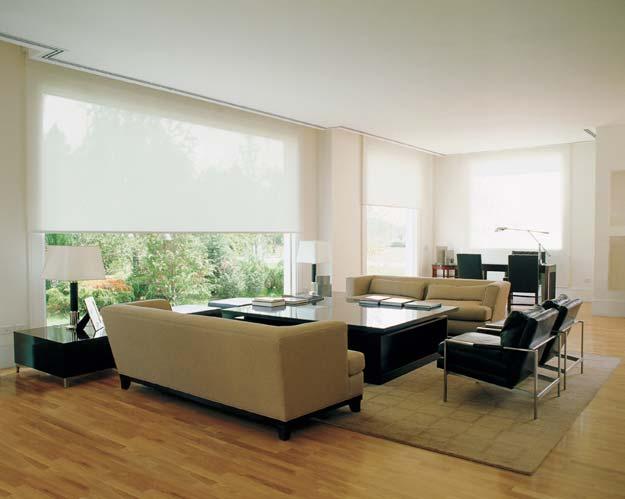 SheerWeave fabrics provide energy-efficient solutions by reducing the amount of solar heat gain.