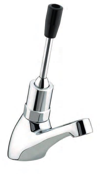 Z L / C Single Toggle Lever Basin Tap (with low regulator) Toggle lever nonconcussive timed low basin tap. Approx.