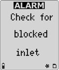If alarms are set to latch, press C to reset the alarms.