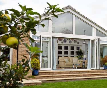 What s the difference between a conservatory, orangery and extension? Extension Orangery Conservatory An extension has a tiled roof and is a brick built building with windows.