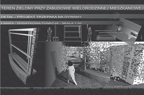 Marzena BANACH-ZIAJA: Oprema mestnih javnih prostorov na Poljskem Slika 10: Stojalo za iztepanje preprog kot oprema javnega prostora, Poznanj (G.