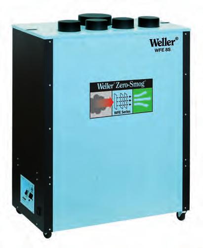 Volume Extraction WFE 8S Powerful fume extraction unit with large integrated pre-filter Attributes Mobile fume extraction unit purifies air up to 8 workplaces Large built-in pre-filter The adjustable