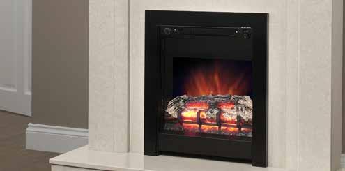 One of the advantages of an electric fire is its ease of installation.